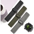 thumbnail image 3 of WWS-22mm Elastic Watch Bands Compatible with Garmin Instinct 3 45mm/Instinct 2 Solar, 3 Pack Soft Stretchy Nylon Sport Strap Replacement Wristband for Instinct Tactical/Tide/Esports/Solar, 3 of 4