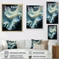 thumbnail image 4 of Designart "Turquoise Tranquility Among Anemones" Coastal Coral Under Water Floater Framed Canvas Prints, 4 of 5