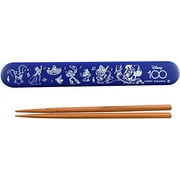 Yaksel Disney 100th Anniversary Chopsticks Chopstick Box Set Made in Japan 18cm Music Wonder