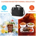 thumbnail image 2 of Large Lunch Bag, Insulated Lunch Box with Adjustable Shoulder Strap, 2 of 7