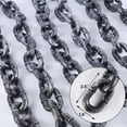 thumbnail image 6 of HEJULIK 2 Pcs Halloween Plastic Chain, 6 FT Halloween Props Fake Chains, Plastic Chain Links Creepy Costumes Accessories Haunted House Decor, 6 of 7