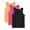 Multicolor F, variant on Nilvkv Girls Undershirts, Girls Tank Tops, Youth 3 Pack Solid Sleeveless Round Neck Basic Top Summer Casual Multicolor 6-7 Years