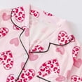thumbnail image 5 of DHFJKG Womens Pajama Sets Funny Graphic Sleepwear Short Sleeve Turndown Collar Shirts And Shorts Set Cute Nightwear Two Piece Relaxed Fit Home Clothes, 5 of 6