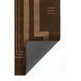 thumbnail image 3 of Momeni Simba Hand Tufted Wool Geometric Area Rug, Brown, 5' X 8', 3 of 3