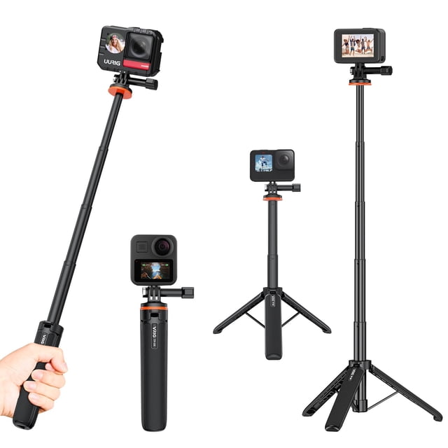 Trípode UURIG 20.1 Mini extensible para DJI OSMO Action GoPro