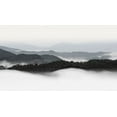 thumbnail image 2 of Bell, Nicholas 18x12 Gold Ornate Wood Framed with Double Matting Museum Art Print Titled - Rolling Fog, Smoky Mountains No. 2, 2 of 4