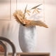 thumbnail image 5 of Florero de cerámica con relieve blanco grande, florero hidropónico de flores frescas, decoración for sala de estar y vestíbulo, 5 of 6