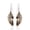 Painted Eagle, variant on Native Feather Earrings for Women: One-Sided Feather Earrings, Tribal Earrings - Eagle Feather Earrings Red-tailed Hawk Feather Earrings (Multi-Colored)