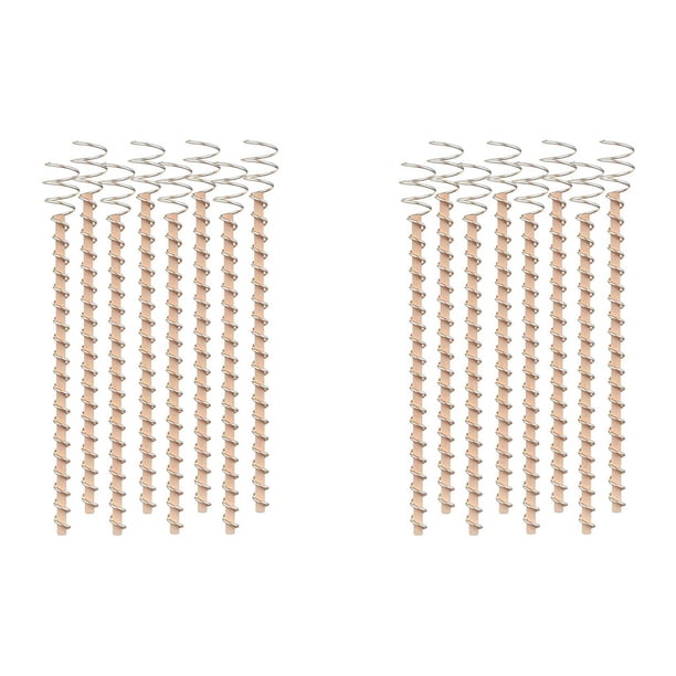 Paquete de 16 Antenas de JardineríA de Cobre para Electrocultivo: Alambre de Cobre Puro, Estacas de JardíN de Cobre para Cultivo de Plantas (12 Pulgadas)