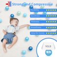 thumbnail image 4 of Pelotas para Piscina de Bolas STARBOLO 100 Pzs para Niños y Bebés Azul, 4 of 9