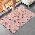 thumbnail image 4 of Pink Cow Bell Pattern Bathroom Rugs Mat,Non Slip Microfiber Bathroom Rug,Rubber Backing,Soft Bathroom Mats for Bathroom Floor,Tub and Shower,20x32in(50x80cm), 4 of 5