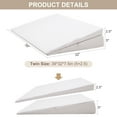 thumbnail image 3 of Twin Adjustable Pillow Wedges for Sleeping Acid Reflux for Seniors, Bed Wedge Mattress Topper Acid Reflux Pillow, Inclined Mattress Wedge Lifter for Neck & Back Pain, Anti-snoring, 3 of 10