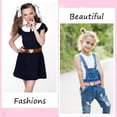 thumbnail image 4 of MesaSe Ceinture Élastique pour Filles Enfants Ceinture Décorative en Forme de Cœur Boucle Réglable pour Robe, 4 of 18