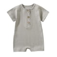 thumbnail image 4 of Baby Boys Romper Jumpsuit Short Sleeve Summer Casual Outfit Bodysuit Playwear for 0 24 Months Baby Pants Romper 12-18 Months, 4 of 4