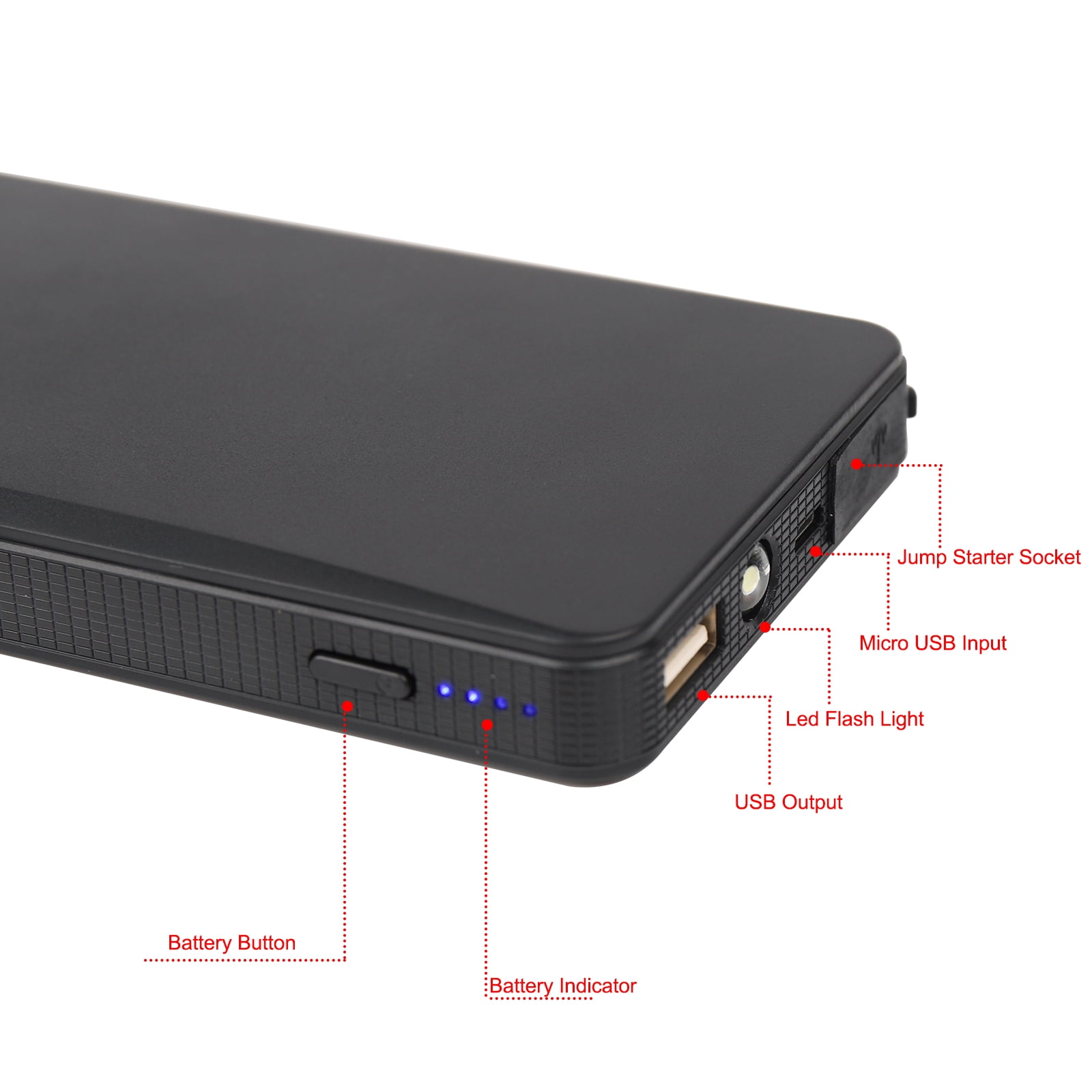 Supsupsiu 20000mAh Car Jump Starter Booster Jumper Box Portable Power Bank Charger