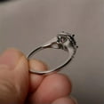 thumbnail image 6 of K-KED Charm Women Party Cubic Zirconia 925 Silver Rings Delicate Jewelry Wedding Gift Size 6-10-9-Silver, 6 of 9