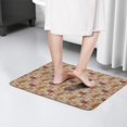 thumbnail image 4 of Brown Christmas Gingerbread and Drink Flannel Non Slip Door Rugs,Washable Door Mats Indoor,Decorative Door Mats,Dirt-Resistant and Absorbent Doormat for Entrance,Bedroom,Kitchen,Bathroom,31.5"x17", 4 of 4