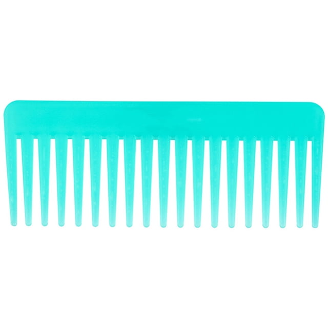 facefd Styling Hair Comb Light Weight Portable Small Useful Barbershop Tools Multi-functional Wide Tooth Candy Color Modelling Supply Lake Blue