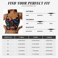 thumbnail image 5 of Pofeuu Animals Under Water Print Sports Bra for Women Sexy Vest Yoga Running Gym Fitness Crop Bras Tops-XX-Large, 5 of 8