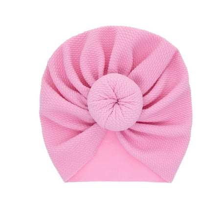 

Relanfenk Baby Hats Boy Girl Solid Knotted Beanie Headwear Cap Hat
