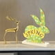 thumbnail image 4 of Recortes de conejito de Pascua de madera, decoración pequeña de mesa de madera, lindos recortes de madera de Pascua. Estilo 6, 4 of 9