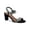Black/Silver, variant on Womens Bonitaa Rhinestone Faux Leather Ankle Strap