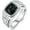 8, variant on 925 Sterling Silver Black Onyx Signet Ring for Men Statement Ring Gemstone Ring Handmade Ring Jewelrys for Onyx Lover