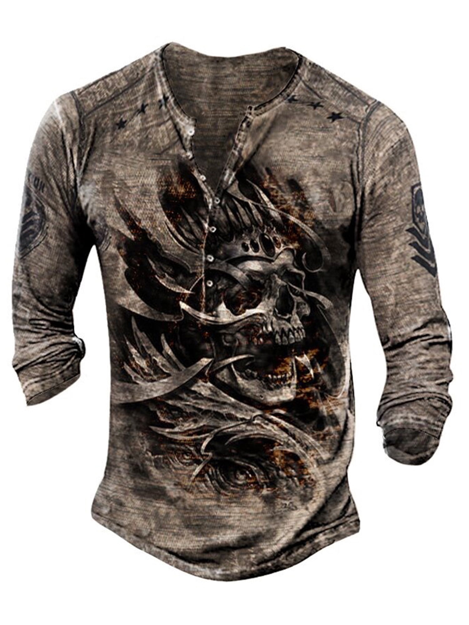 Colisha Mens Distressed Shirts Fashion 
