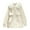 Beige M, variant on Winter Women Jacket Furry Hood Long Sleeves Padded Drawstring Waist Pockets Cotton Coat Zipper Closure Mid Length Solid Color Windproof Warm Coat