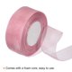 thumbnail image 3 of Cinta de organza transparente de 4 cm y 50 yardas de Uxcell para envoltura de regalos rosa profundo, 3 of 6