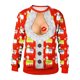 thumbnail image 4 of Pntutb Mujer Casual Divertido Estampado de Navidad Manga Larga Cuello Redondo Pullover Blusa Parejas tops Pntutb Pntutb-4108, 4 of 5