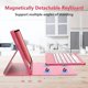 thumbnail image 3 of Funda con Teclado Bluetooth Retroiluminado con Soporte para S Pen, Rosa Oscuro, Galaxy Tab A9 Plus 11", 3 of 8