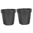 thumbnail image 5 of SHINYPASING Planting Flower Pot 2Pcs Plastic 6x6in For Indoor Plants, 5 of 8