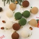 thumbnail image 5 of 12 Bolas Navideñas de Terciopelo Flocadas, Adornos Navideños de Plástico, Adornos Colgantes Decorativos para Árbol de Navidad, 36 Pulgadas, 5 of 7