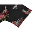thumbnail image 2 of Finoceans Cárdigans Tipo Kimono Con Estampado Floral Para Mujer, Cubierta De Playa Suelta, Negro, Xxl, 2 of 5