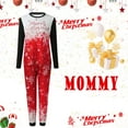 thumbnail image 2 of 2023 Joyeux Noël avant Noël Pyjamas Imprimés Pyjamas pour Femmes Coton Bio Pyjamas de Noël Famille, 2 of 5