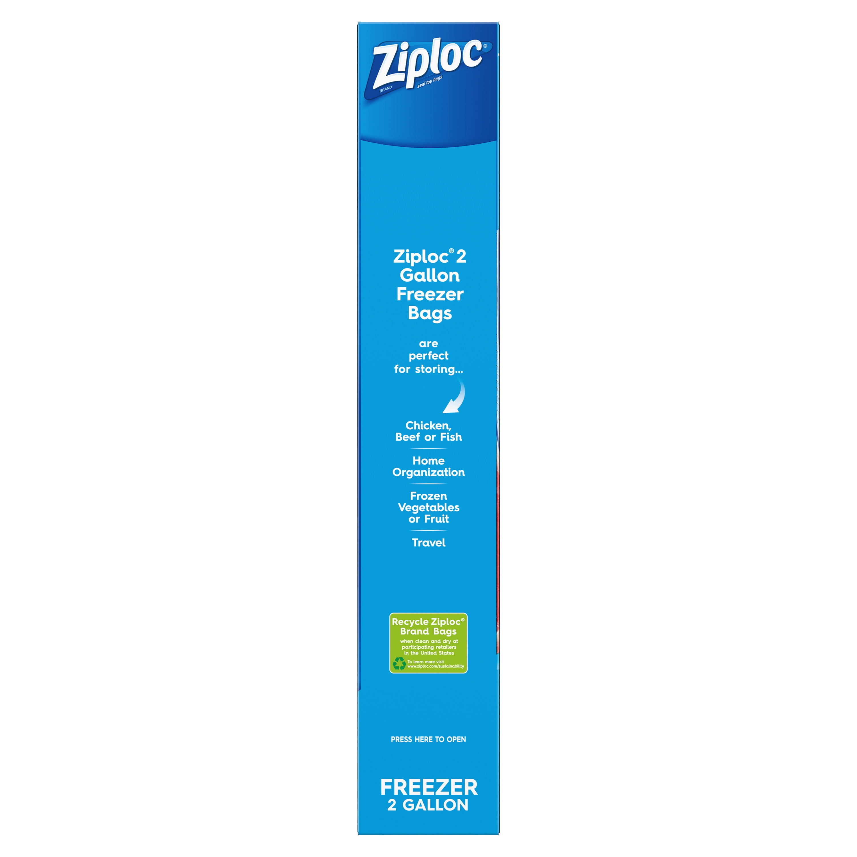 Ziploc®, Freezer Bags Two Gallon, Ziploc® brand
