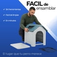 thumbnail image 3 of Casa para Perro de Plastico Con Puerta Ecomlab Raza Mediana., 3 of 10