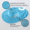 thumbnail image 3 of Minzimin Home Prefer Outdoor UPF50+ Sun Hat Wide Brim Mesh Fishing Hat with Neck Flap, 3 of 5