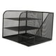 thumbnail image 3 of Organizador de archivos de escritorio, estante de almacenamiento de gran capacidad de metal para suministros de oficina, soporte para documentos, esta, 3 of 9