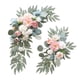 thumbnail image 3 of 2x Arco de boda con flores, letrero de bienvenida, decoración, arreglo floral, guirnalda de fondo, guirnalda de flores artificiales para aniversario Azul Rosa, 3 of 8