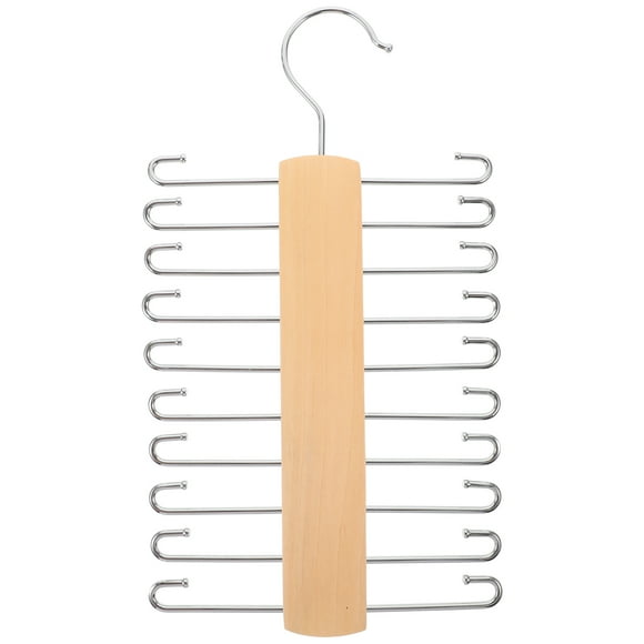 1Pack Belt Hanger For Closet Wooden Organizer for Home Decor and Retail