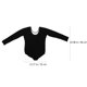 thumbnail image 5 of Trajes de baile Elegante traje de manga larga Ropa de baile de ballet elástica (Negro), 5 of 6