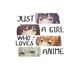 thumbnail image 2 of 1pc Anime Lover Graphic Tee for Women, Casual Crew Neck Short Sleeve T-Shirt, Geometric-Patterned Knit Polyester Fabric, Medium Stretch Comfort Fit for All Seasons, 2 of 6