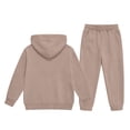 thumbnail image 7 of OOOUM Kids Sweatsuit Letter Graphic Hoodie And Jogger Pants 2 Piece Boy Casual Tracksuit Set , 11-12 Years, 7 of 7