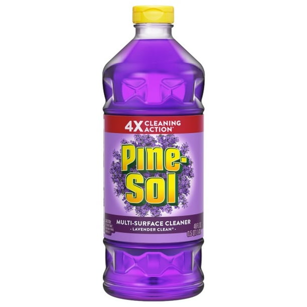 PineSol All Purpose Cleaner, Lavender Clean, 48 Ounce Bottle Walmart