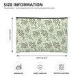 thumbnail image 3 of Hirioo Green Snake for Paper Reusable Cosmetic Bag Zipper Encouragement Travel Pouch Toiletry Bag for Women Girls, 3 of 7