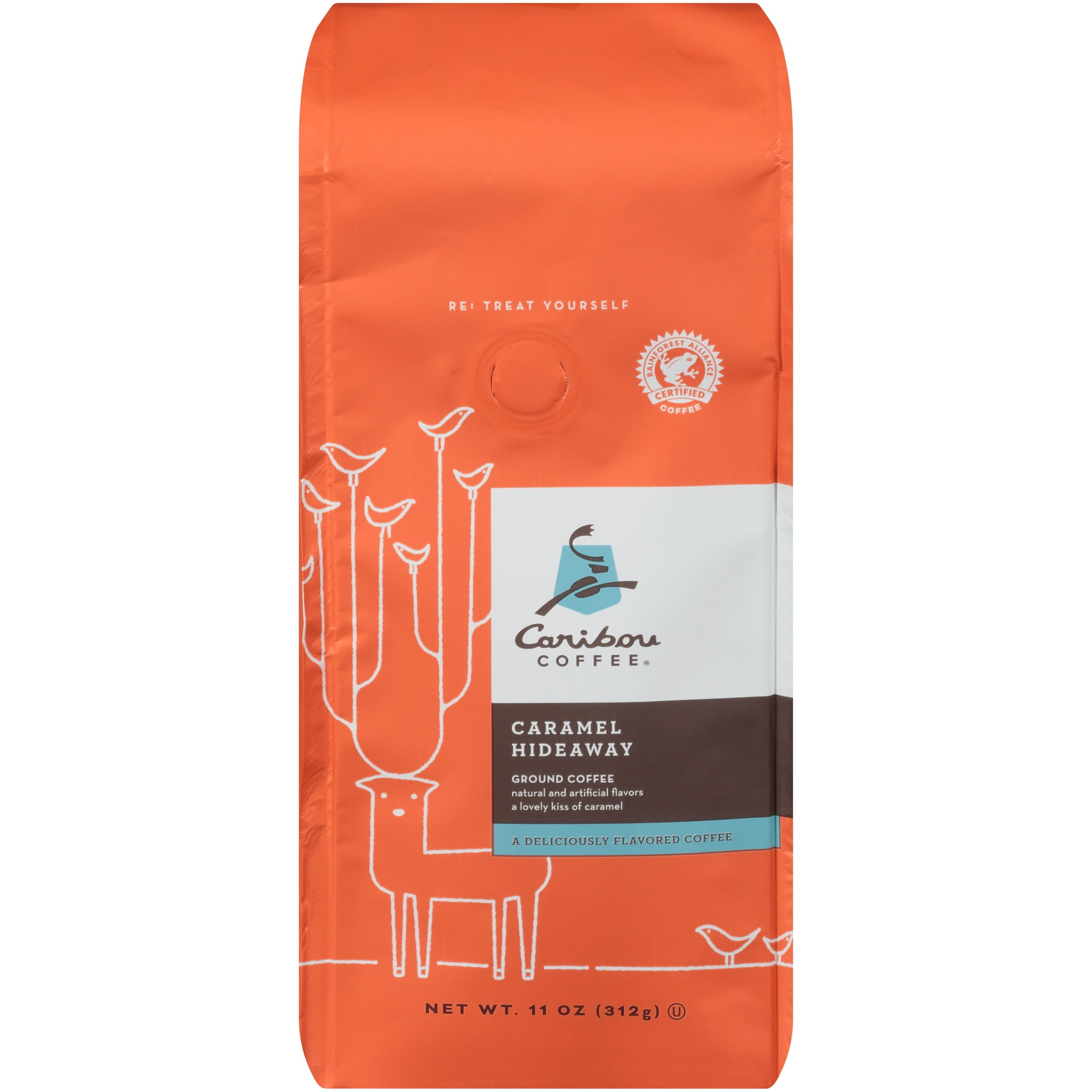 Caribou Coffee® Caramel Hideaway Ground Coffee 11 oz. StandUp Bag