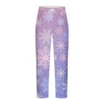 thumbnail image 5 of Puntoco Pantalones rectos con cintura elástica y estampado de moda informal de verano para hombre, 5 of 5