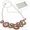 thumbnail image 4 of Cadena de eslabones Qarigey de cola con broche Fabricación de joyas de moda bronce, 4 of 6